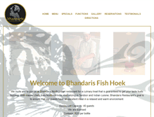 Tablet Screenshot of bhandaris.co.za